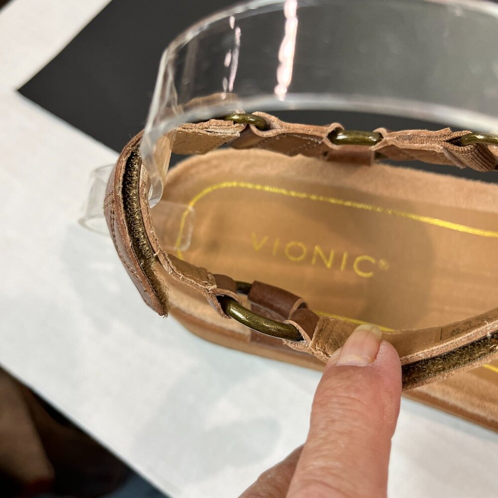 Women's Vionic Adjustable Leather Strap Sandal Si… - image 4